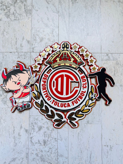 Soccer Team Topper|Cruz Azul|Liga MX|Birthday Cake topper|Soccer cake decor|Decoracion para pastel