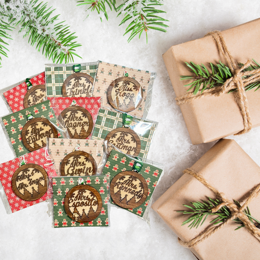 Personalized Wooden Ornament | Double layered ornament