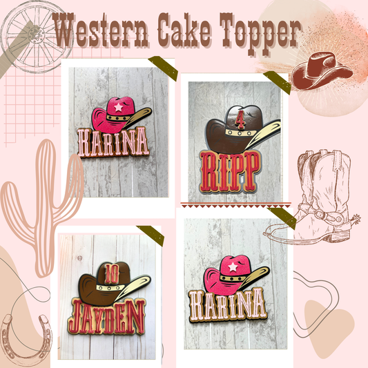 Cowboy Hat Western Topper
