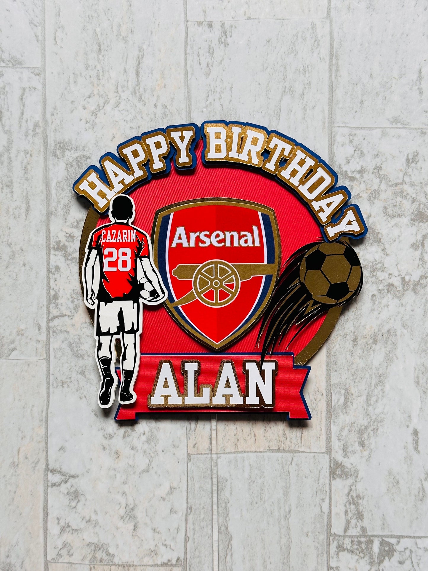 Soccer Team Topper|Cruz Azul|Liga MX|Birthday Cake topper|Soccer cake decor|Decoracion para pastel