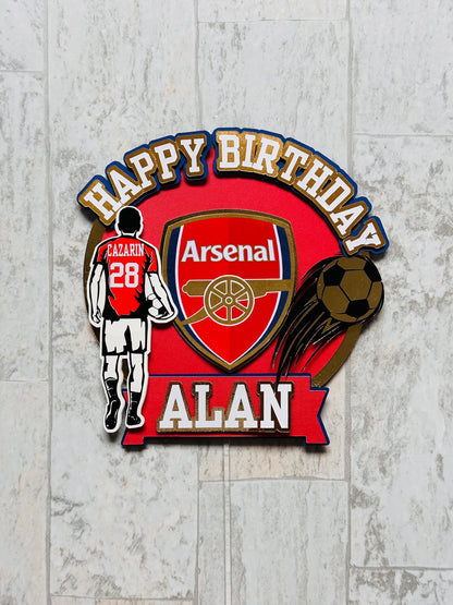 Soccer Team Topper|Cruz Azul|Liga MX|Birthday Cake topper|Soccer cake decor|Decoracion para pastel