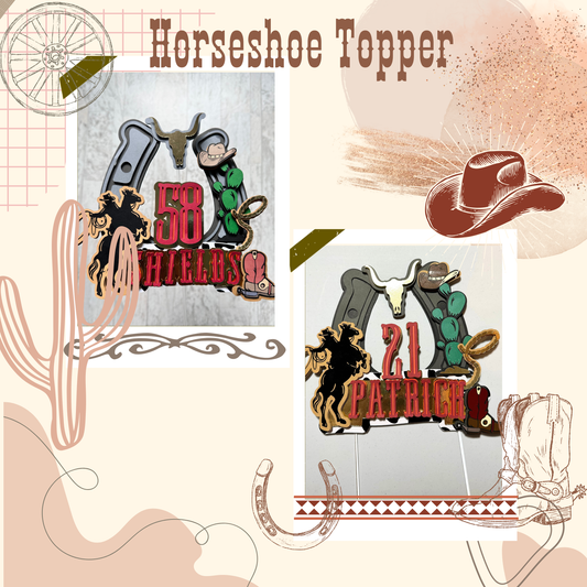 Horseshoe Western Topper