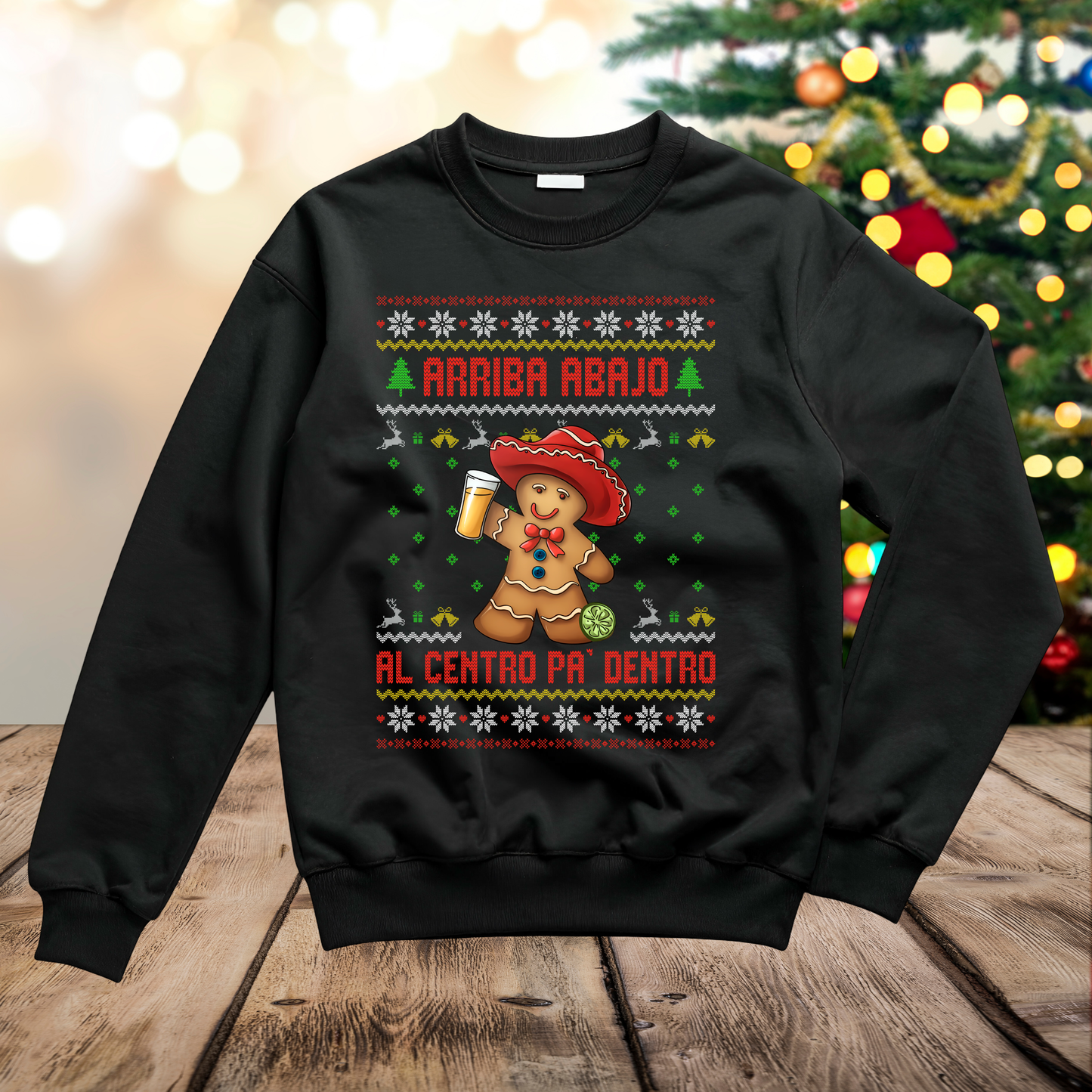✨ Cowboy Gingerbread man Ugly Christmas Sweater