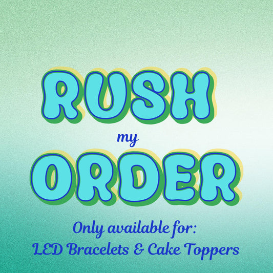 RUSH Order, Quick turn around time, RUSH fee