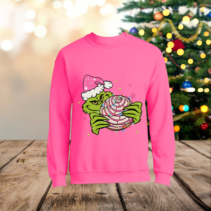 The Grinch Stole My Concha! - Festive Mexican Pan Dulce Sweater