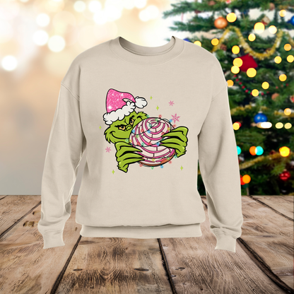 The Grinch Stole My Concha! - Festive Mexican Pan Dulce Sweater