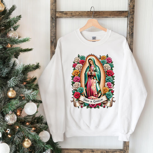 Virgen de Guadalupe|Sweater|Guadalupe Sweater|Virgin of Guadalupe|Religious ApparelReligious Sweater|Sweater weather|Gifts for friends|Gifts
