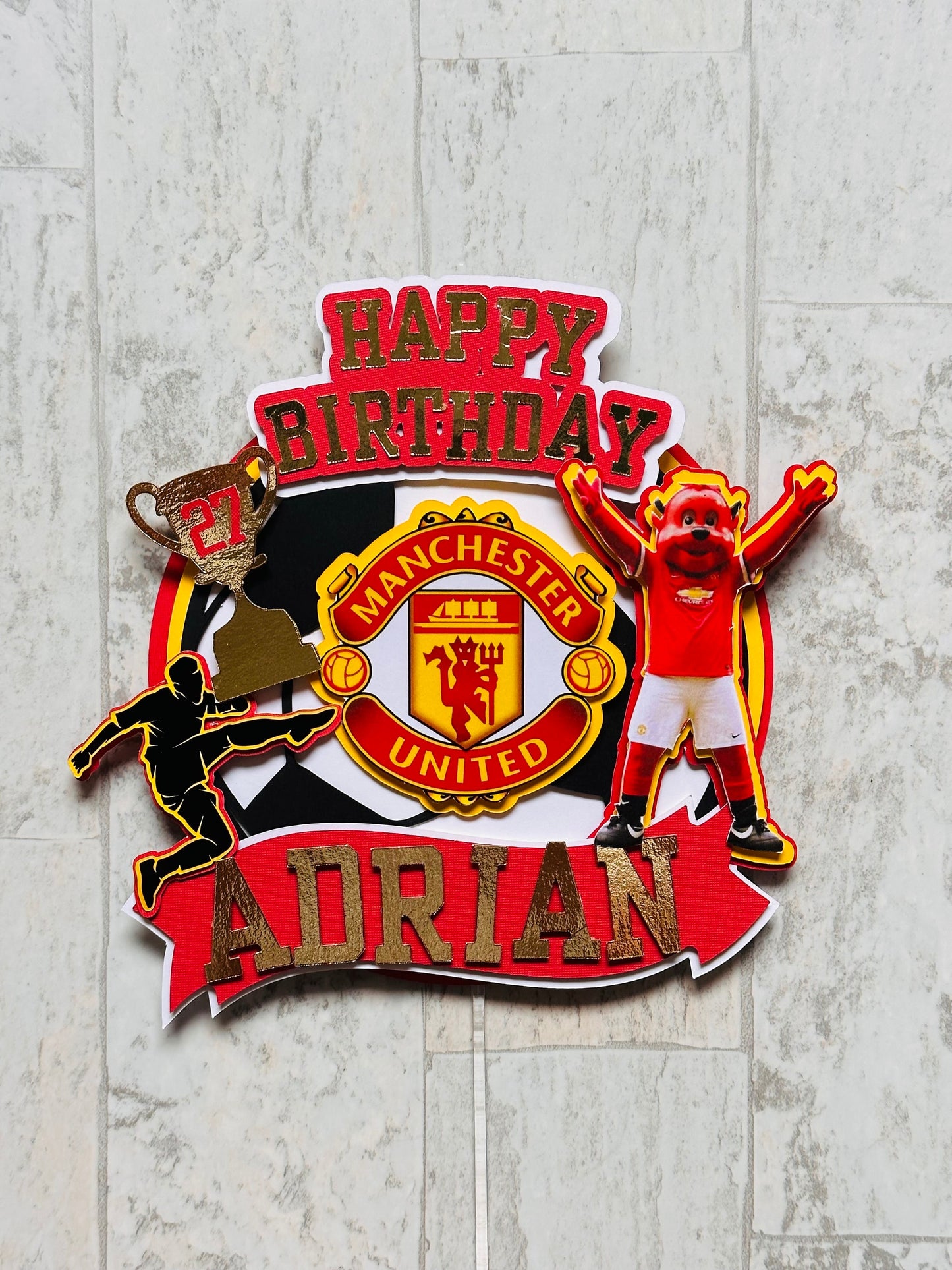 Soccer Team Topper|Cruz Azul|Liga MX|Birthday Cake topper|Soccer cake decor|Decoracion para pastel