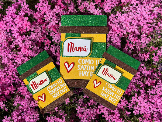 Mother's Day Cake Topper|Dia de las madres|Cake Topper|Gifts for mom|Sazon|MamÁ|Cardstock Cake Topper|Custom|Personalized Cake Topper|Decor